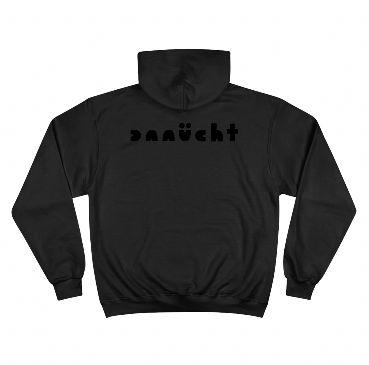 DANÜCHT CLASSIC BLACK LOGO on BACK CHAMPION HOODIE